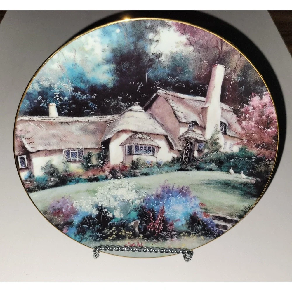 Lorna Doone Cottage Plate‎ by Marty Bell